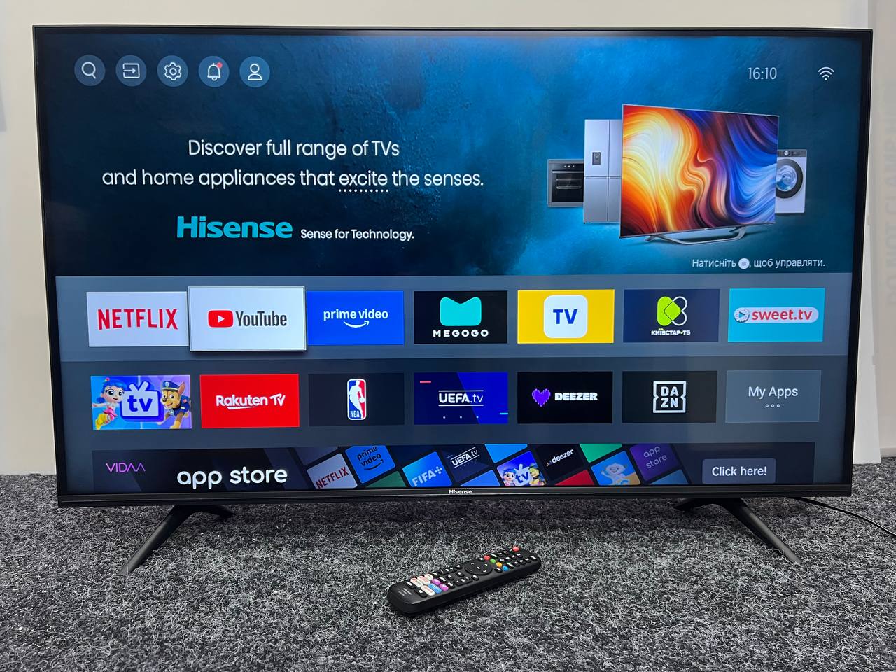 Телевізор Hisense 43AE7000F - фото 2