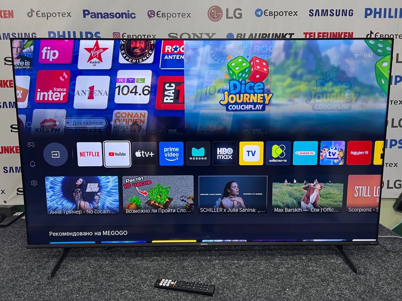 Телевізор Hisense 65E7KQ - фото 2