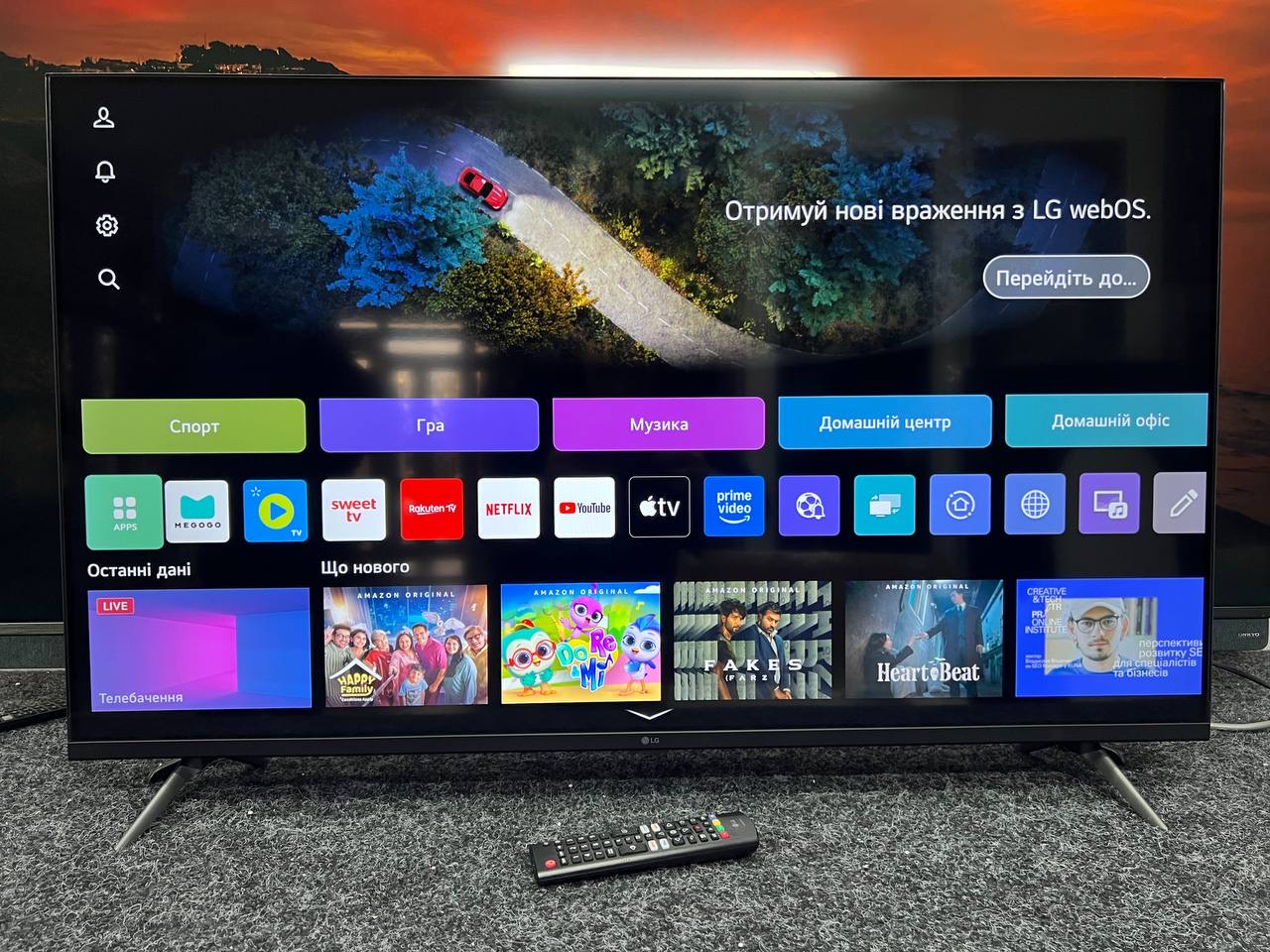 Телевізор LG 43UR74006LB - фото 2
