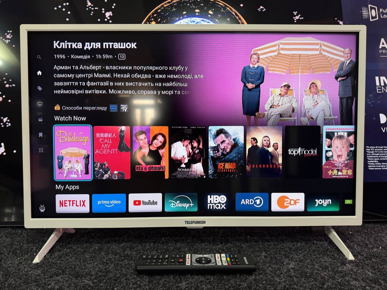 Телевізор 32ʼ дюймів Telefunken XF32SN550SD-W FHD - фото 2