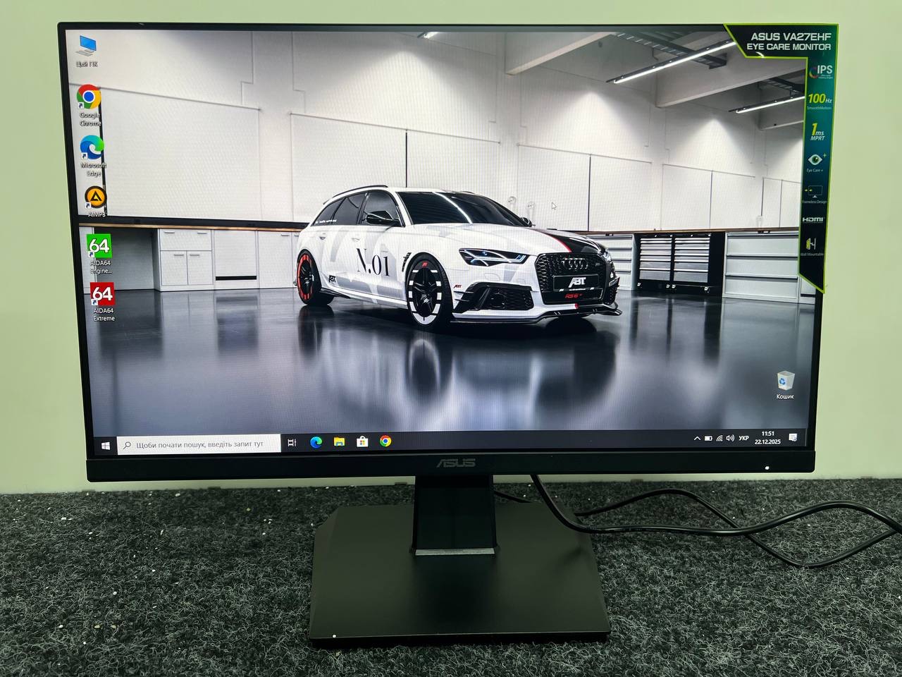 Монітор 27’ дюймів ASUS VA27E